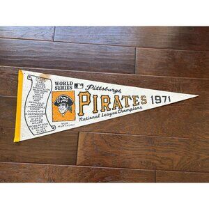 1971 Pittsburgh Pirates World Series Champions Pennant